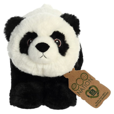 Eco Nation AURORA Eco Nation Plī&scaron;a rotaļlieta Panda, 15 cm