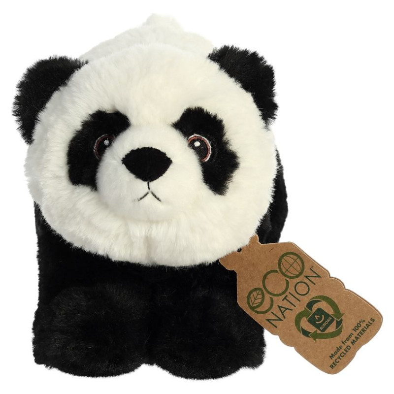 Eco Nation AURORA Eco Nation Plī&scaron;a rotaļlieta Panda, 15 cm