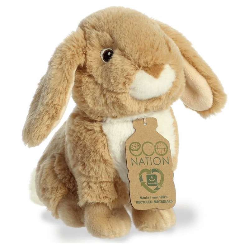 Eco Nation AURORA Eco Nation Plī&scaron;a rotaļlieta Zaķis, 20 cm