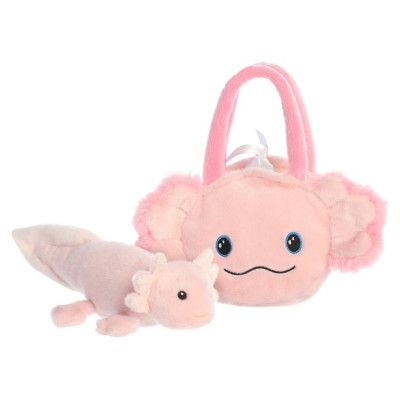 Fancy Pals AURORA Fancy Pals plī&scaron;a rotaļlieta Aksolotls somiņā, 20 cm