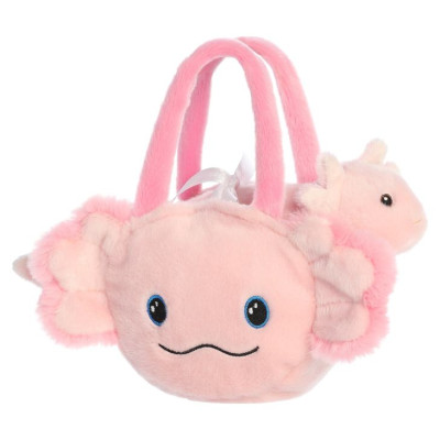 Fancy Pals AURORA Fancy Pals plī&scaron;a rotaļlieta Aksolotls somiņā, 20 cm