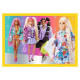 Trefl BARBIE Pužļu komplekts 4in1