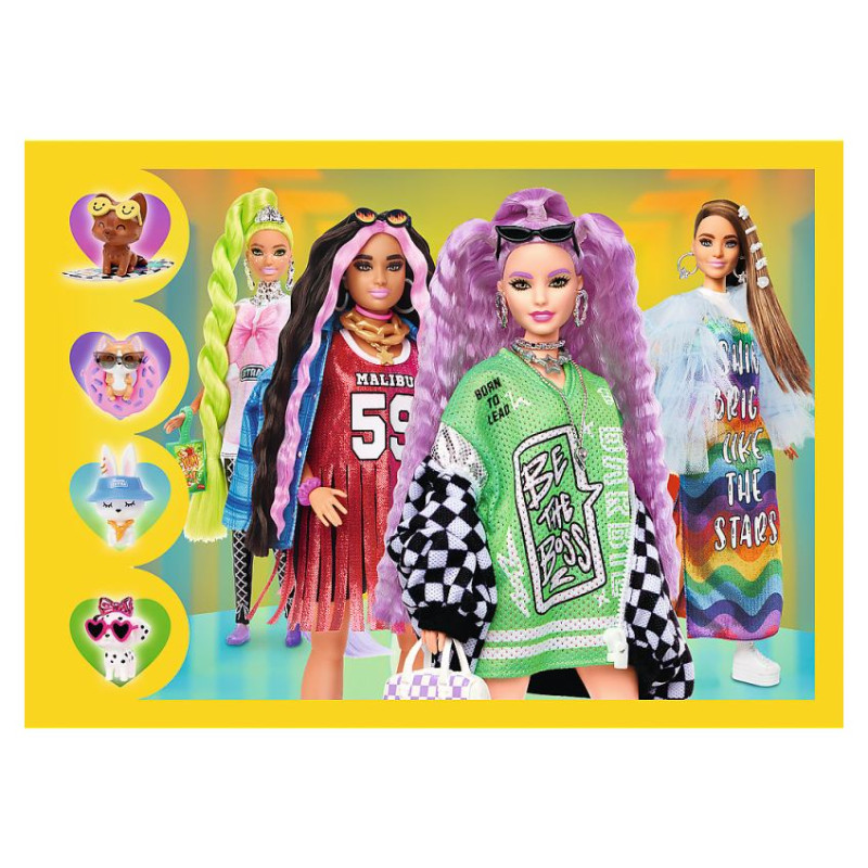 Trefl BARBIE Pužļu komplekts 4in1