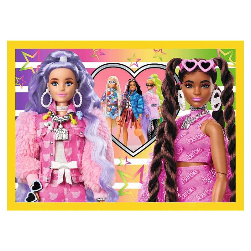 Trefl BARBIE Pužļu komplekts 4in1