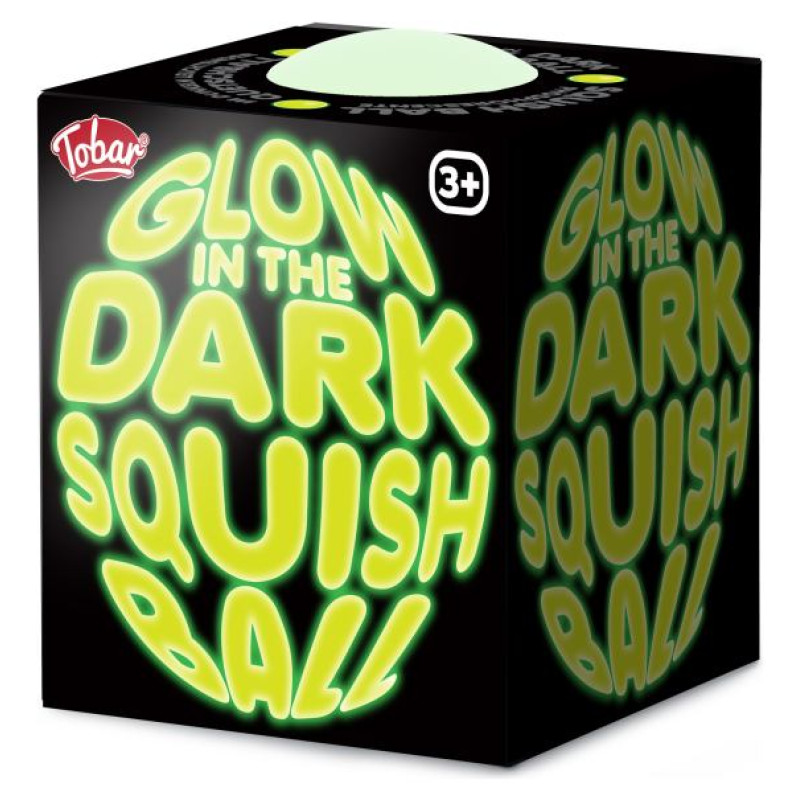 Tobar SCRUNCHEMS Spaidāmā bumba, kas spīd tumsā