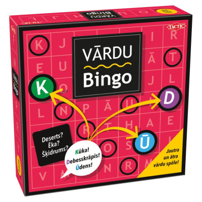 Tactic Spēle "Vārdu Bingo" (Latvie&scaron;u val.)