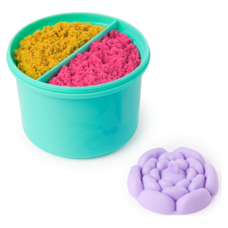 Kinetic Sand Rotaļu komplekts &bdquo;Spiežamie ziediņi&rdquo;