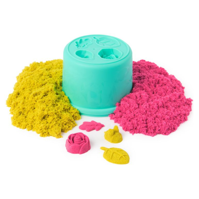 Kinetic Sand Rotaļu komplekts &bdquo;Spiežamie ziediņi&rdquo;