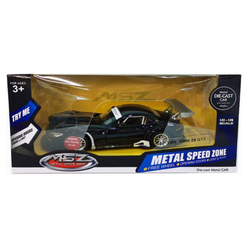 MSZ Miniatūrais modelis - BMW Z4 GT3, mērogs 1:24
