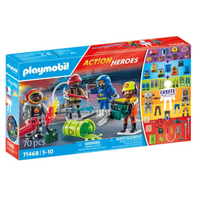 Playmobil ACTION HEROES My Figures: Ugunsdzēsēju glāb&scaron;anas misija 71468