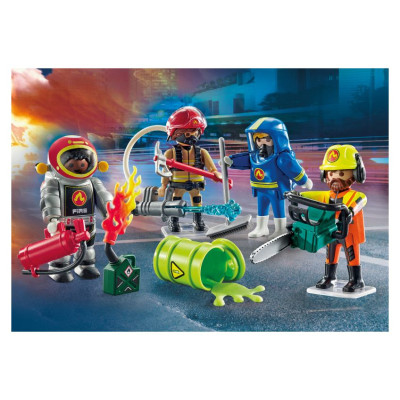 Playmobil ACTION HEROES My Figures: Ugunsdzēsēju glāb&scaron;anas misija 71468