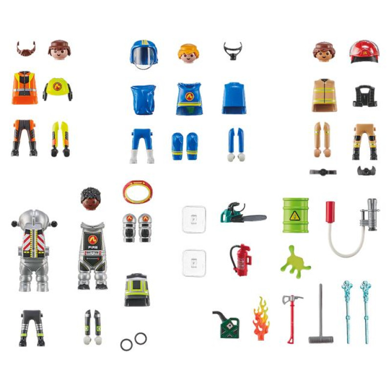 Playmobil ACTION HEROES My Figures: Ugunsdzēsēju glāb&scaron;anas misija 71468