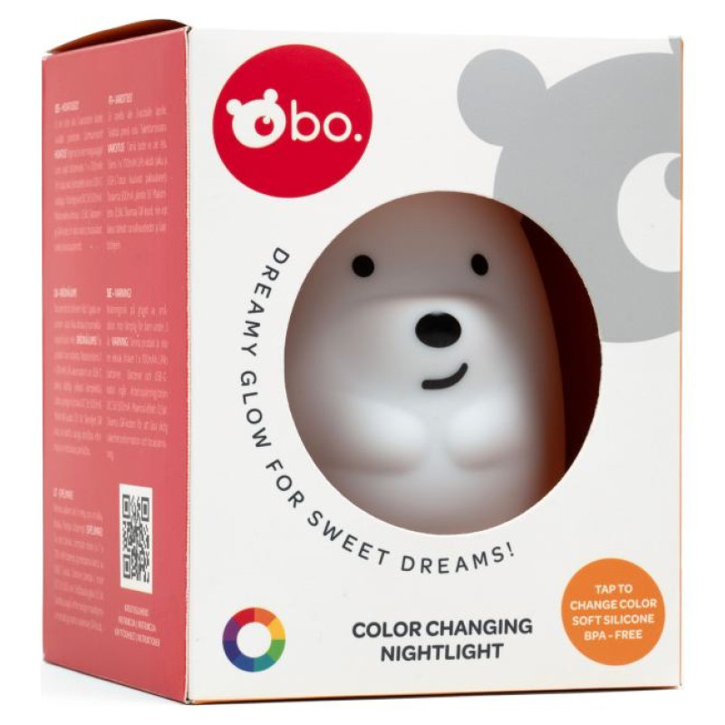 BO. Krāsaina nakts lampa Lācis