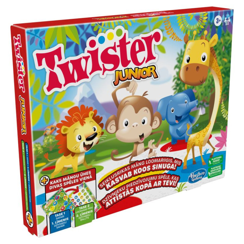 Hasbro Gaming Galda spēle "Twister Junior" (latvie&scaron;u un igauņu val.)