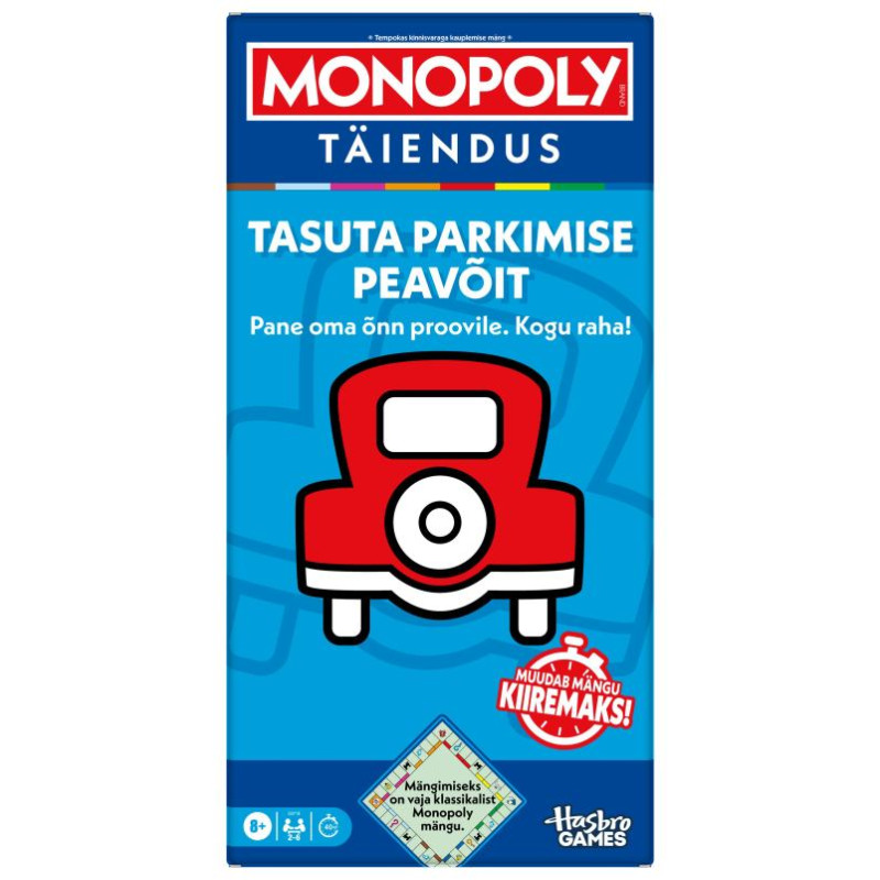 Monopoly Настольная Игра Tasuta Parkimise Peav&otilde;it (на эстонском яз.)