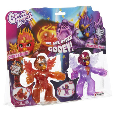 Goozonians Figūru 2-paka,  Queen Ember pret Princsess Flik, W1