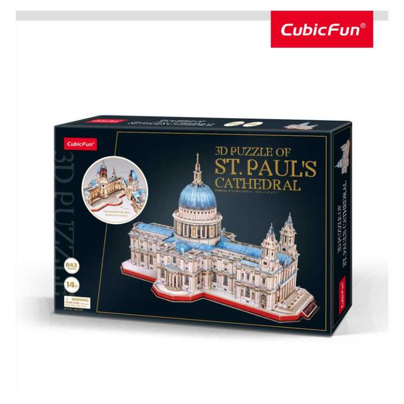 Cubic Fun CUBICFUN 3D Puzle - Svētā Pāvila katedrāle