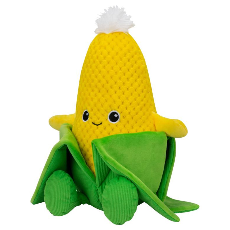 Living On The Veg S2 Mīkstā rotaļlieta kukurūzas vālīte Cornies, 35 cm