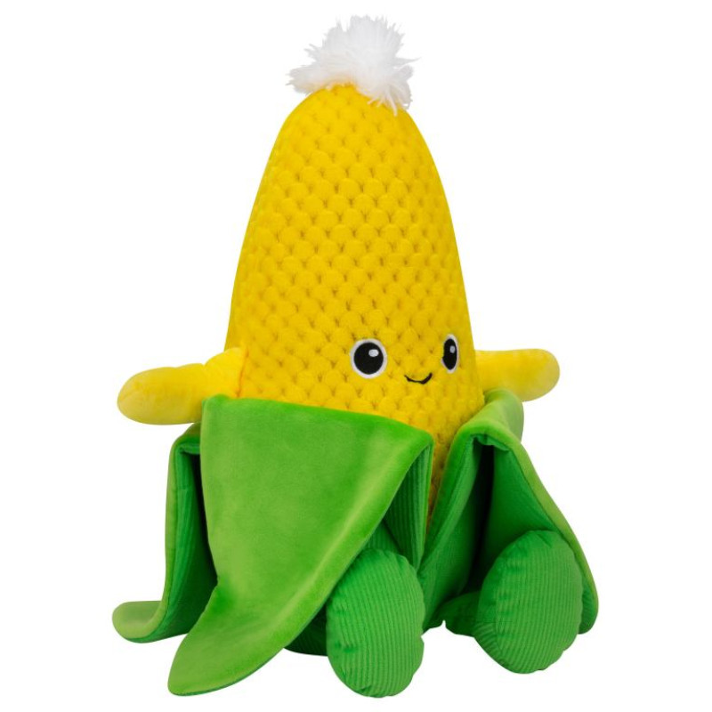 Living On The Veg S2 Mīkstā rotaļlieta kukurūzas vālīte Cornies, 35 cm