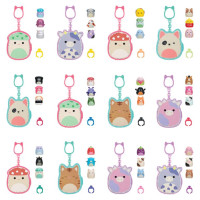 Squishmallows CLIP-A-LONGS 3 figūriņas necaurspīdīgā iepakojumā, 2,5 cm