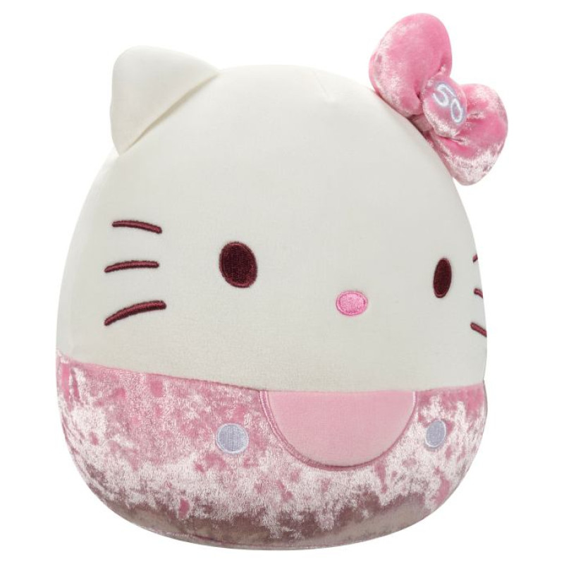 Squishmallows HELLO KITTY W21 Plī&scaron;a rotaļlieta, "Velvet" sērija, 20 cm