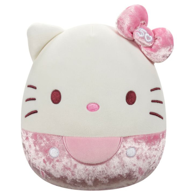 Squishmallows HELLO KITTY W21 Plī&scaron;a rotaļlieta, "Velvet" sērija, 20 cm