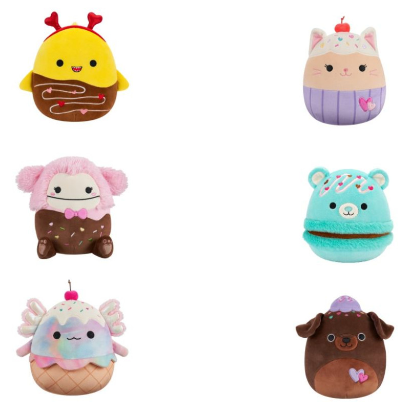 Squishmallows Mīkstā rotaļlieta, Valentīndienas sērija, 19 cm