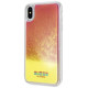 Guess GUHCI65GLCPI iPhone Xs Max różowy /pink hard case California Glow in the dark