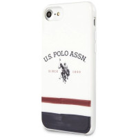 U.s. Polo Assn. US Polo USHCI8PCSTRB iPhone 7/8/SE 2020 / SE 2022 biały/white Tricolor Pattern Collection