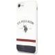 U.s. Polo Assn. US Polo USHCI8PCSTRB iPhone 7/8/SE 2020 / SE 2022 biały/white Tricolor Pattern Collection