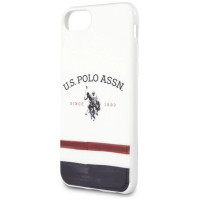 U.s. Polo Assn. US Polo USHCI8PCSTRB iPhone 7/8/SE 2020 / SE 2022 biały/white Tricolor Pattern Collection