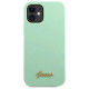Guess GUHCP12SLSLMGGN iPhone 12 mini 5.4" green/green hardcase Metal Logo Script