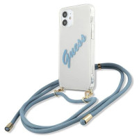 Guess GUHCP12SCRTVSBL iPhone 12 mini 5.4" blue/blue hardcase Script Vintage