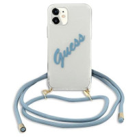Guess GUHCP12SCRTVSBL iPhone 12 mini 5.4" blue/blue hardcase Script Vintage