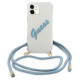 Guess GUHCP12SCRTVSBL iPhone 12 mini 5.4" blue/blue hardcase Script Vintage