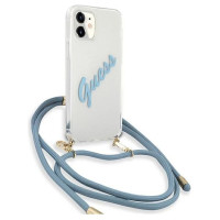 Guess GUHCP12SCRTVSBL iPhone 12 mini 5.4" blue/blue hardcase Script Vintage