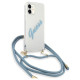 Guess GUHCP12SCRTVSBL iPhone 12 mini 5.4" blue/blue hardcase Script Vintage