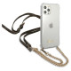 Guess GUHCP12MKC4GSGO iPhone 12/12 Pro 6.1" Transparent hard case 4G Gold Chain