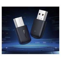 Ugreen dual-band adapter external USB network card - WiFi 11ac AC650 black (CM448)