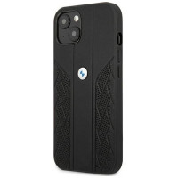 BMW Etui BMW BMHCP13SRSPPK iPhone 13 mini 5,4" czarny/black hardcase Leather Curve Perforate