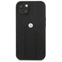 BMW Etui BMW BMHCP13SRSPPK iPhone 13 mini 5,4" czarny/black hardcase Leather Curve Perforate