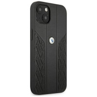 BMW Etui BMW BMHCP13SRSPPK iPhone 13 mini 5,4" czarny/black hardcase Leather Curve Perforate