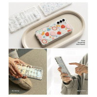 Ringke Fusion Design Armored Case Cover with Gel Frame for Samsung Galaxy S22 + (S22 Plus) transparent (Seoul) (F593R89)