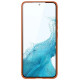 Dux Ducis Yolo elegant cover made of ecological leather for Samsung Galaxy S22 + (S22 Plus) orange