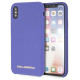 Karl Lagerfeld Silicone iPhone X/Xs Case - Purple