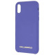 Karl Lagerfeld Silicone iPhone X/Xs Case - Purple