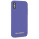 Karl Lagerfeld Silicone iPhone X/Xs Case - Purple