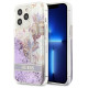 Guess GUHCP13LLFLSU iPhone 13 Pro / 13 6.1" purple/purple hardcase Flower Liquid Glitter