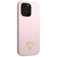 Guess GUHCP13XSLTGU iPhone 13 Pro Max 6.7" purple/purple hardcase Silicone Triangle