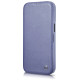 Icarer CE Premium Leather Folio Case iPhone 14 Pro Max Magnetic Flip Leather Folio Case MagSafe Light Purple (WMI14220716-LP)
